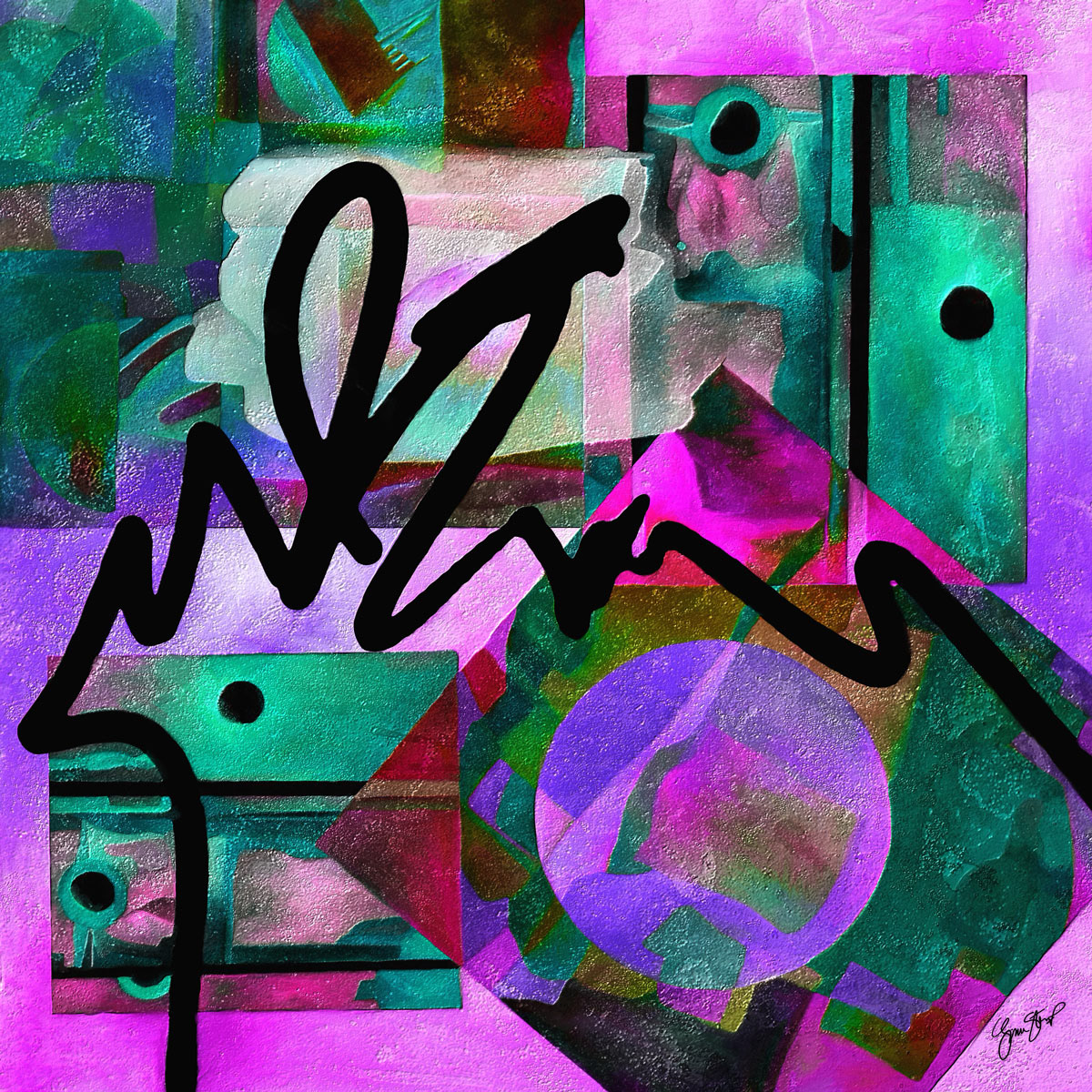Abstract art by Gina Startup