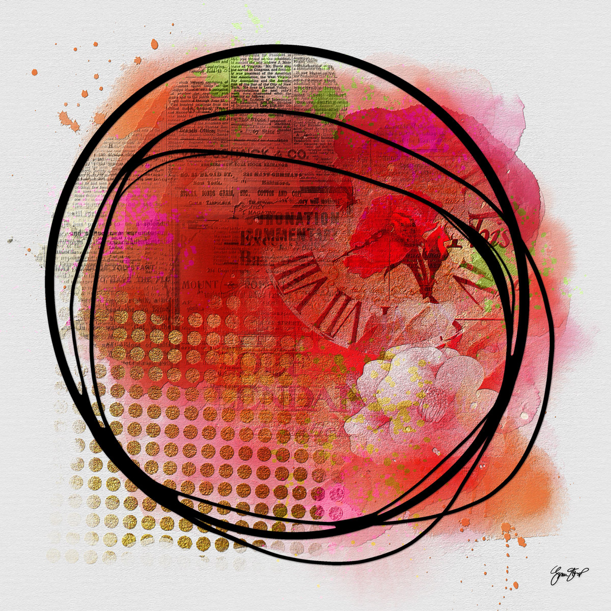 Tones of Red by Gina Startup 