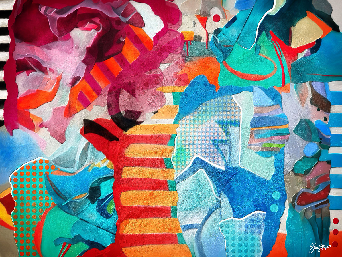Abstract art by Gina Startup