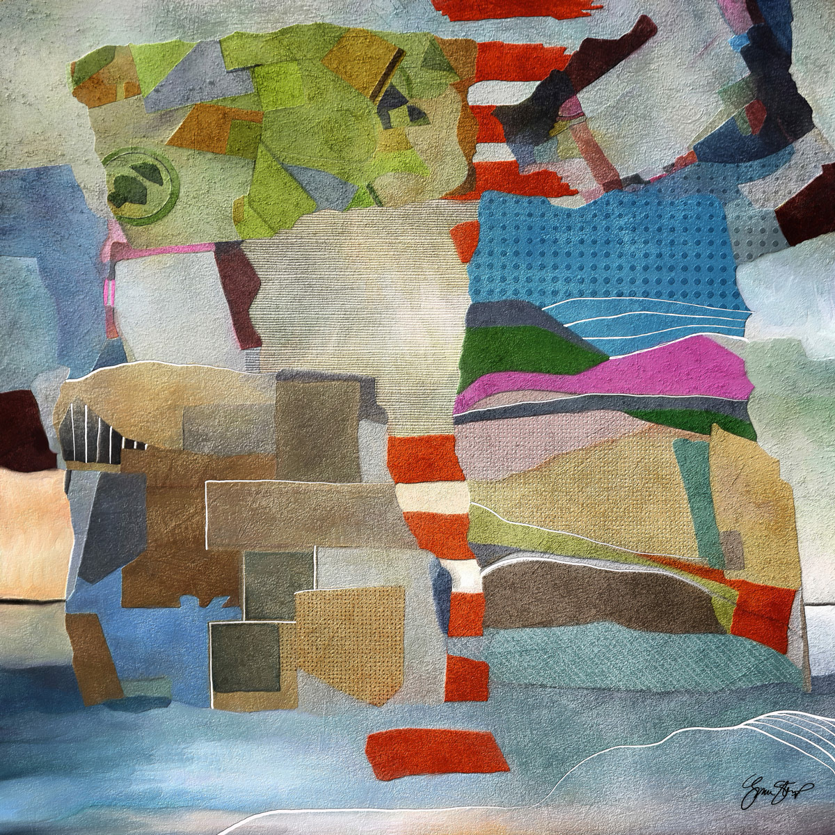Abstract art by Gina Startup