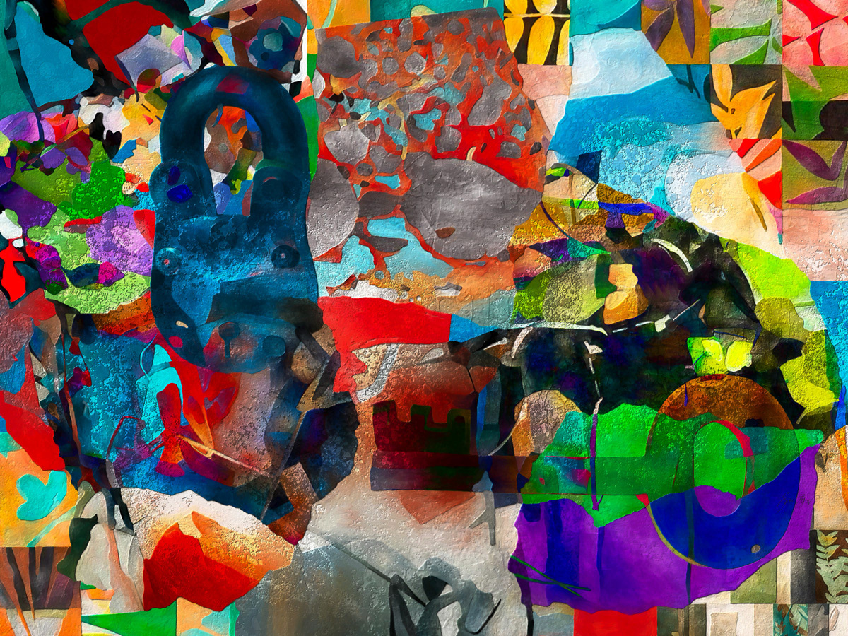 Locked Gate by Gina Startup