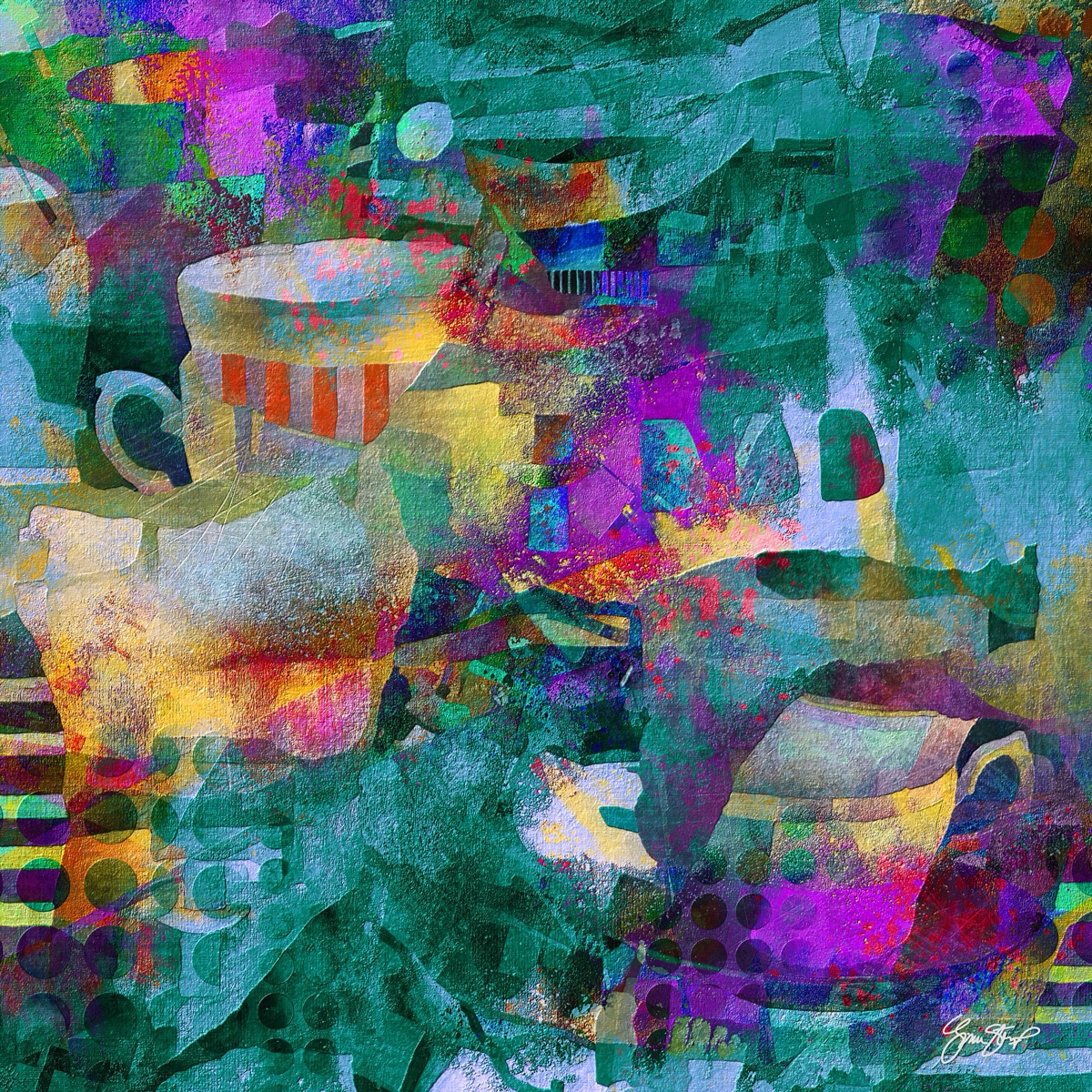 Abstract art by Gina Startup