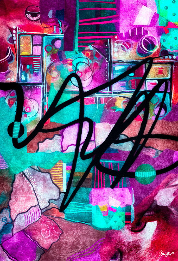 Abstract art by Gina Startup