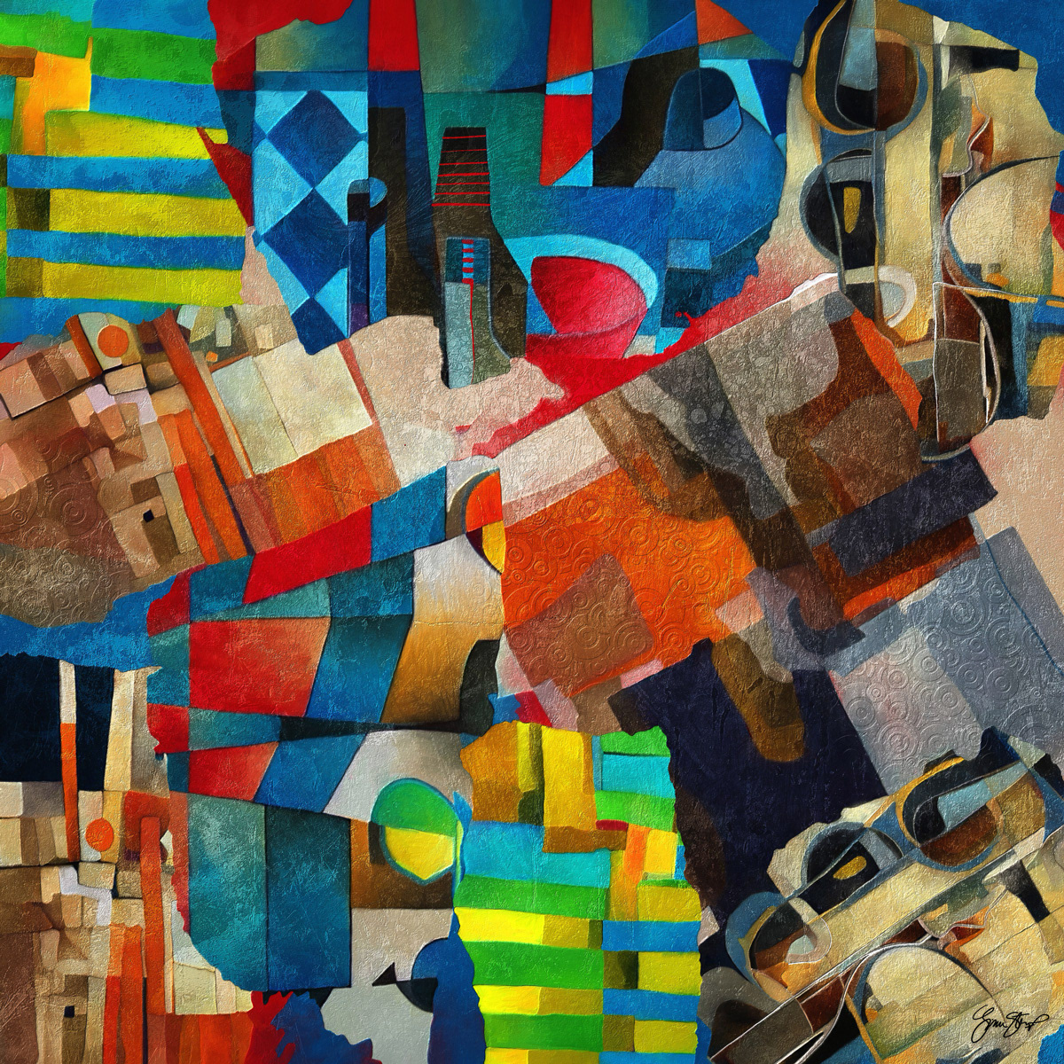 Abstract art by Gina Startup