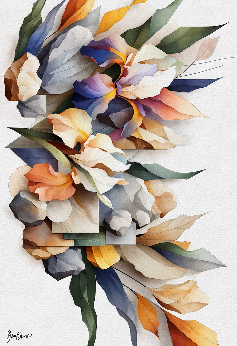 Blooming Mosaic by Gina Startup