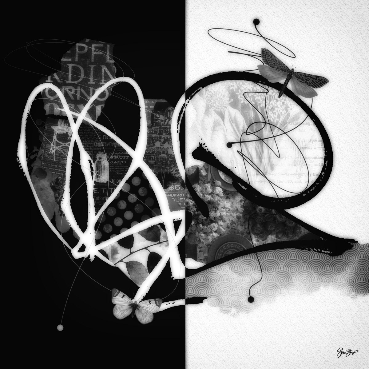 Black and White Untitled