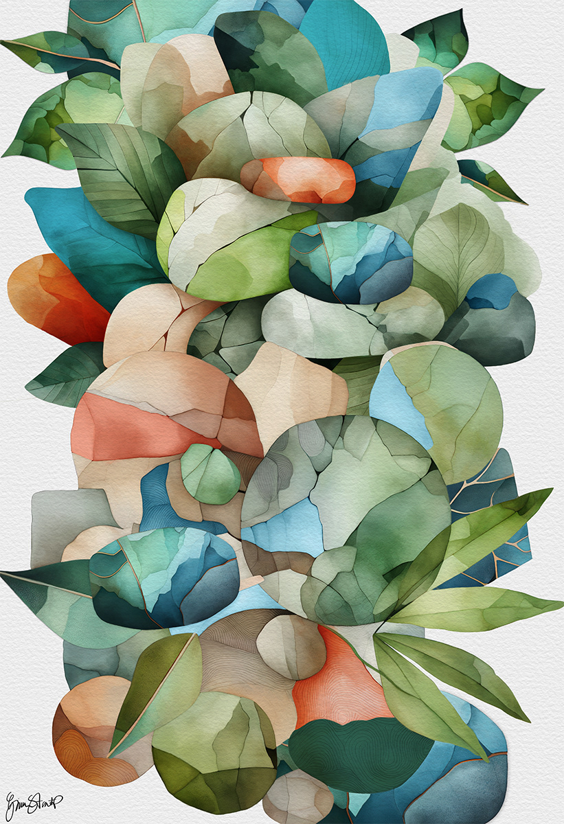 Surreal Fragments in Motion by Gina Startup