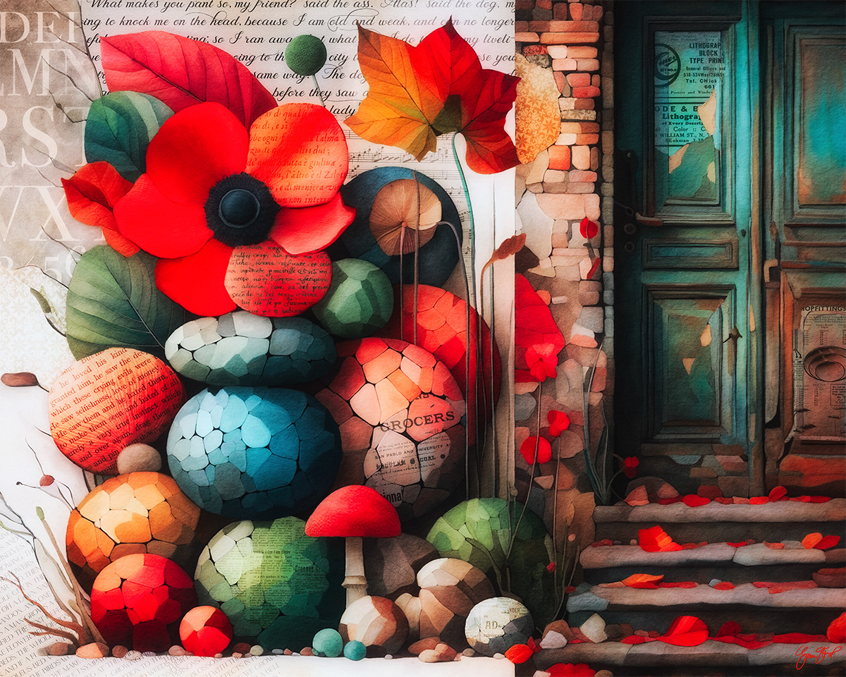 Giant Poppy Nextdoor by Gina Startup