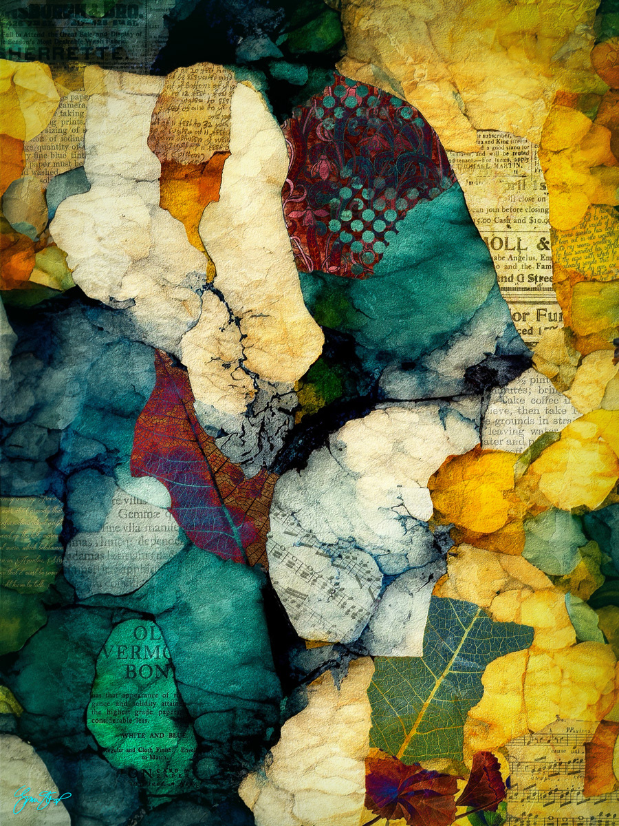 Amber and Blue Stone