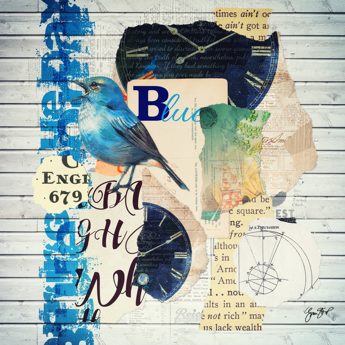 Blue Morning by Gina Startup
