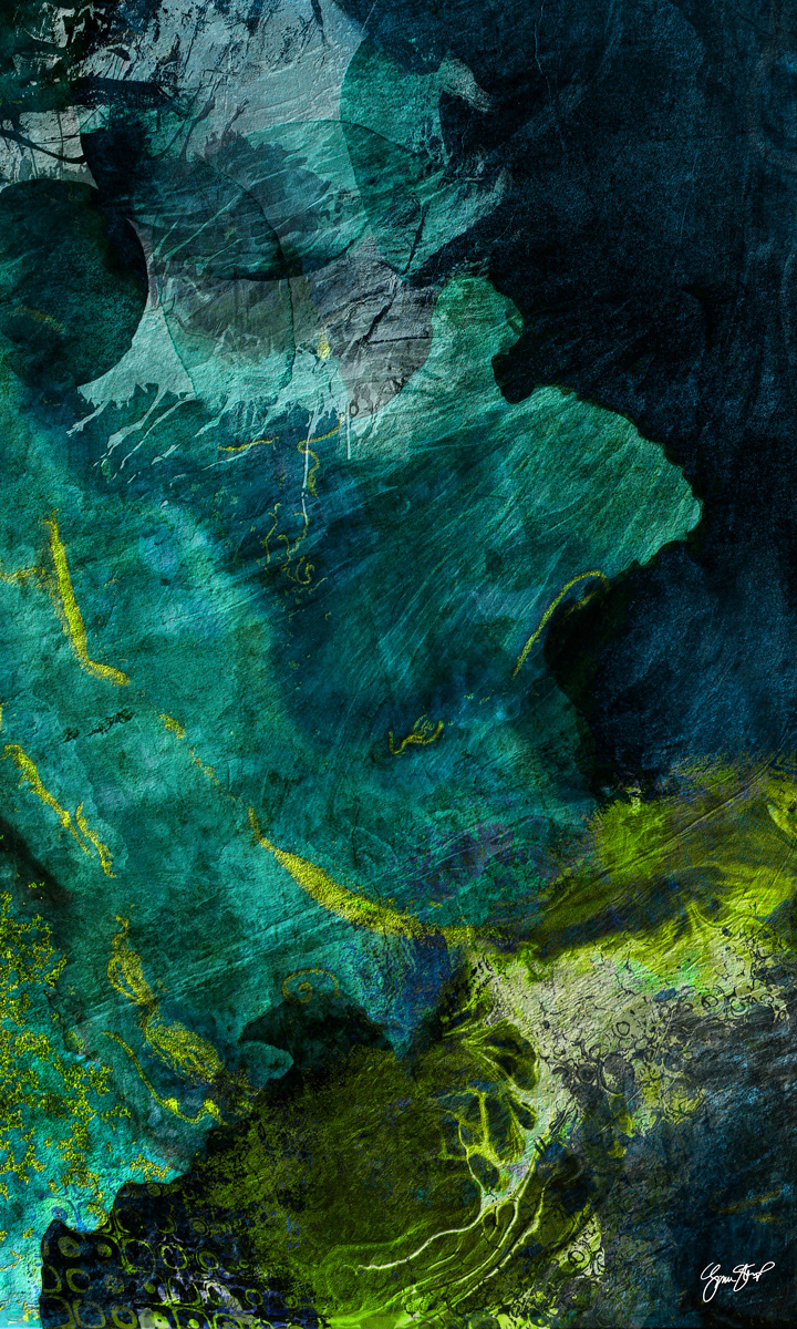 Green Oil Spill by Gina Startup