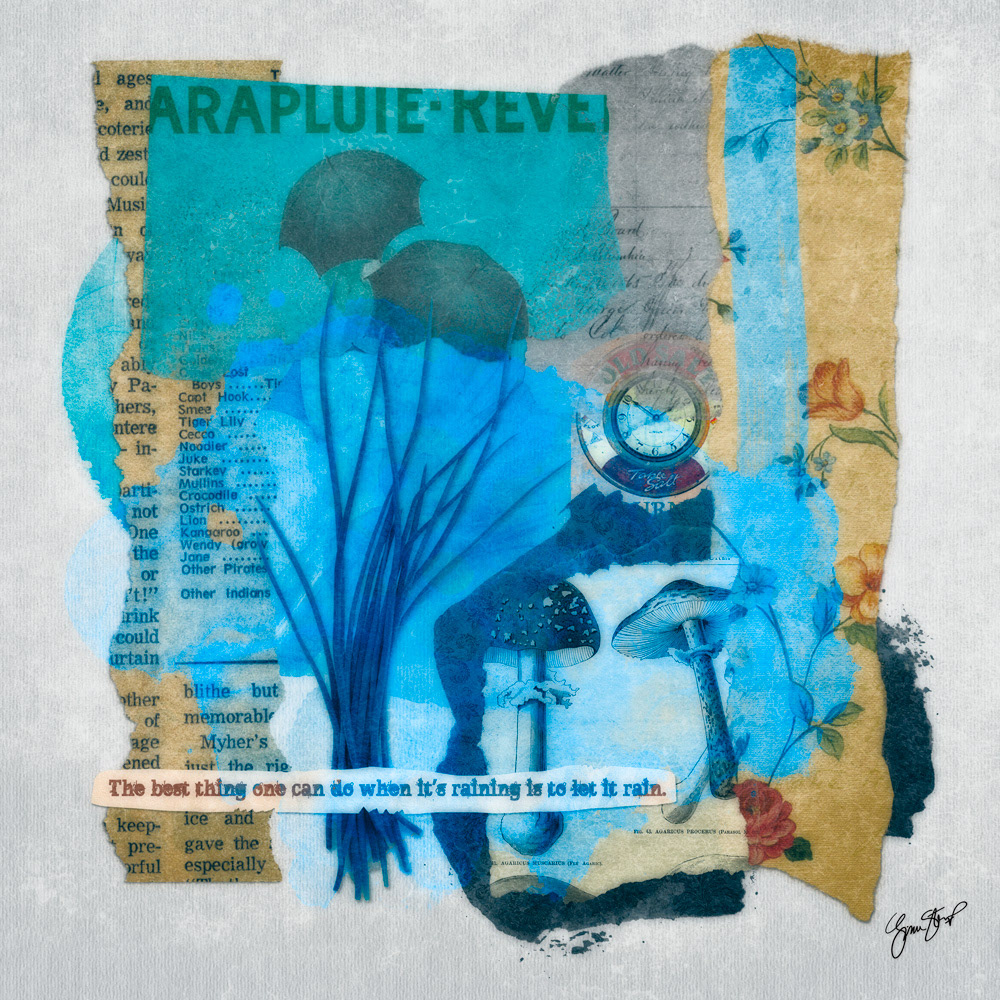 Collage art by Gina Startup