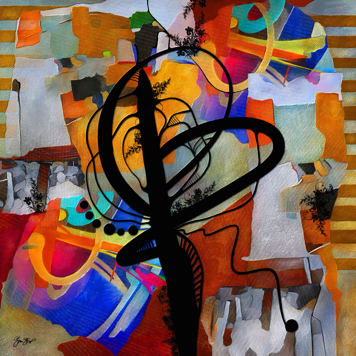 Abstract Art by Gina Startup