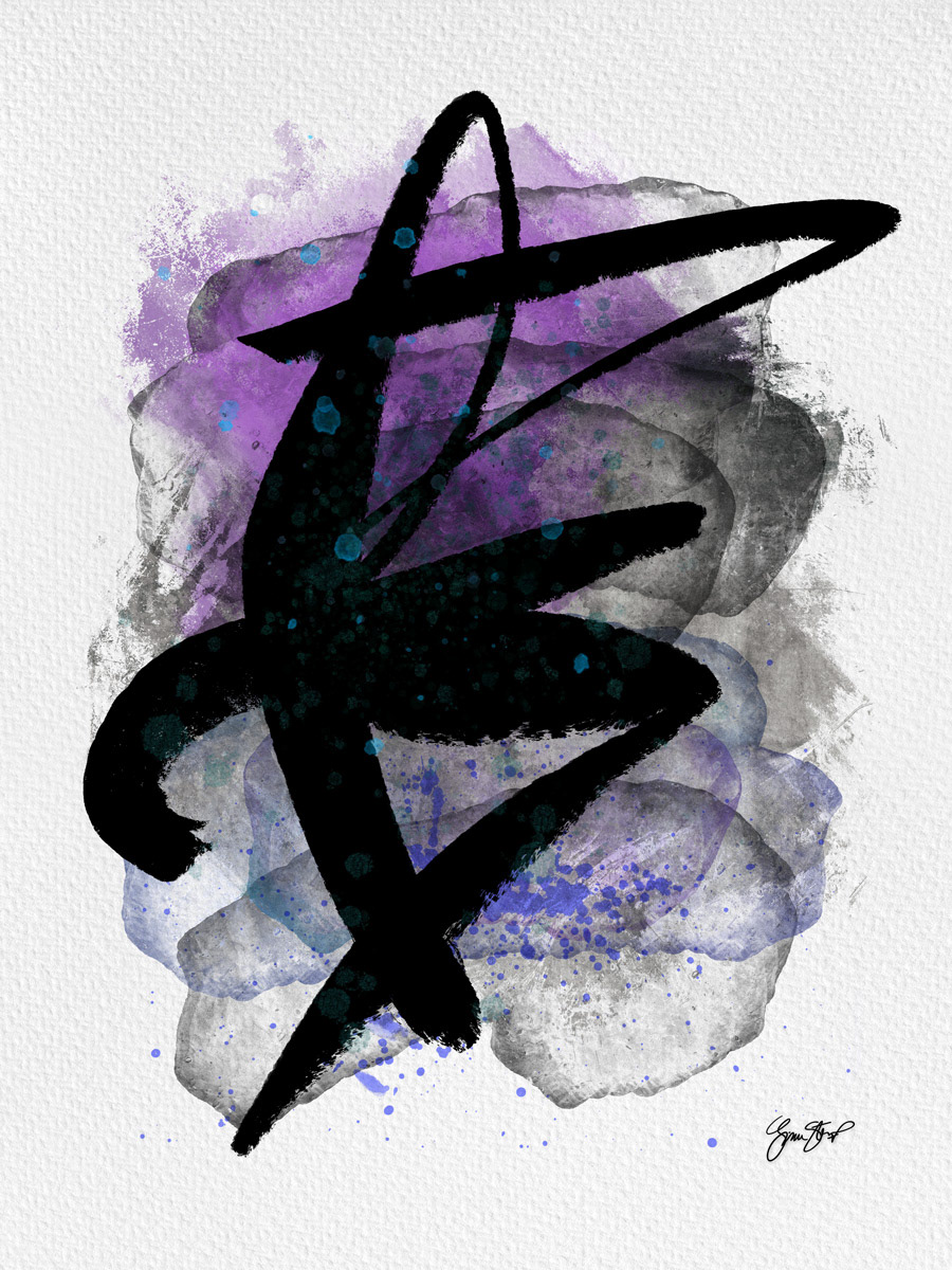 Black Ink Blue Water