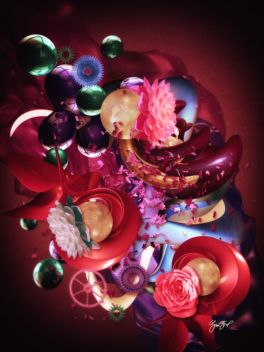3D Collage by Gina Startup