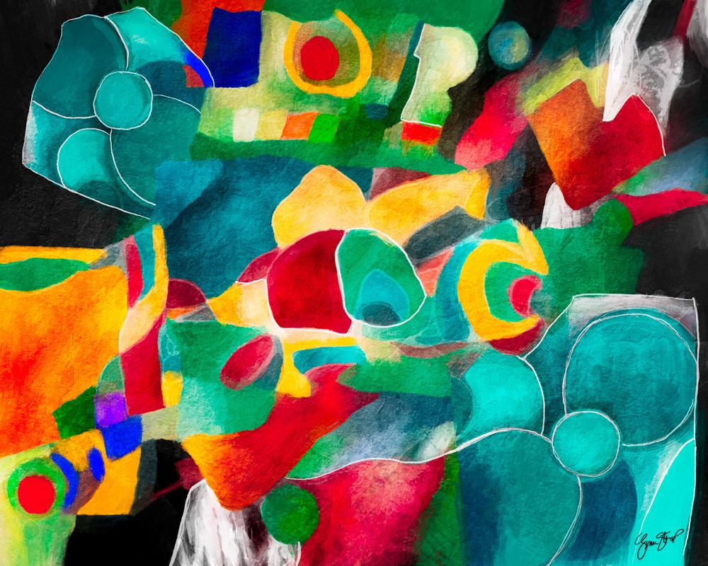 Abstract art by Gina Startup
