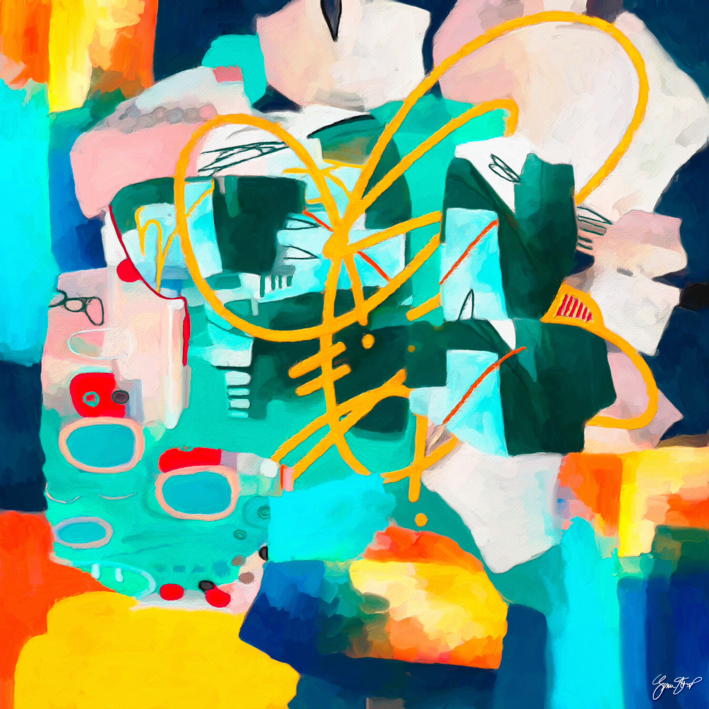 Abstract art by Gina Startup