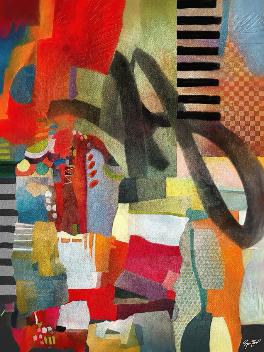Abstract art by Gina Startup
