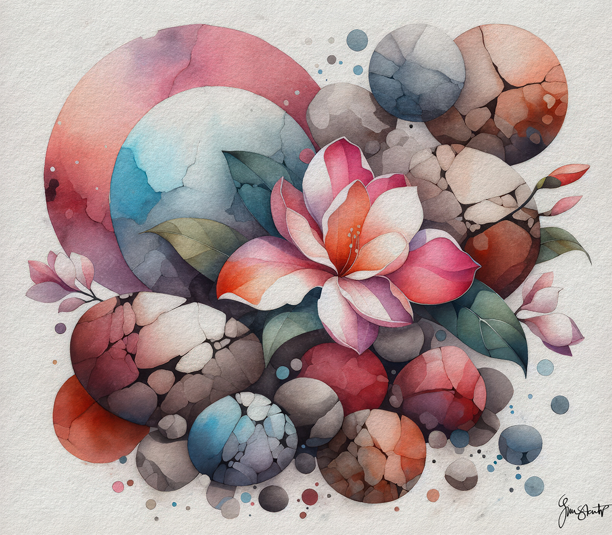 Stillness Between Colors by Gina Startup 