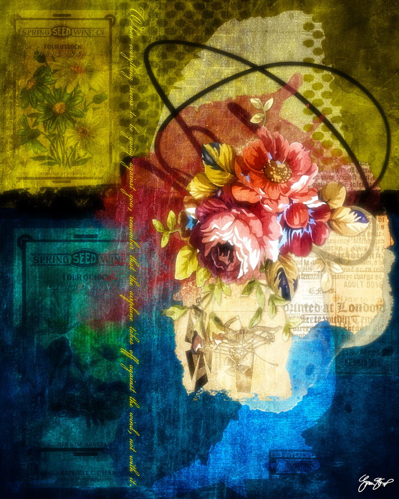 Collage art by Gina Startup