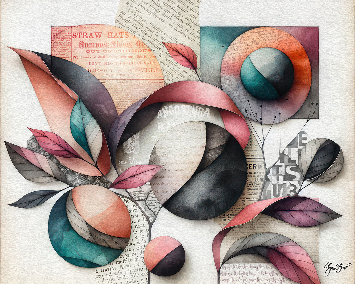 Dimensions in Abstract by Gina Startup 