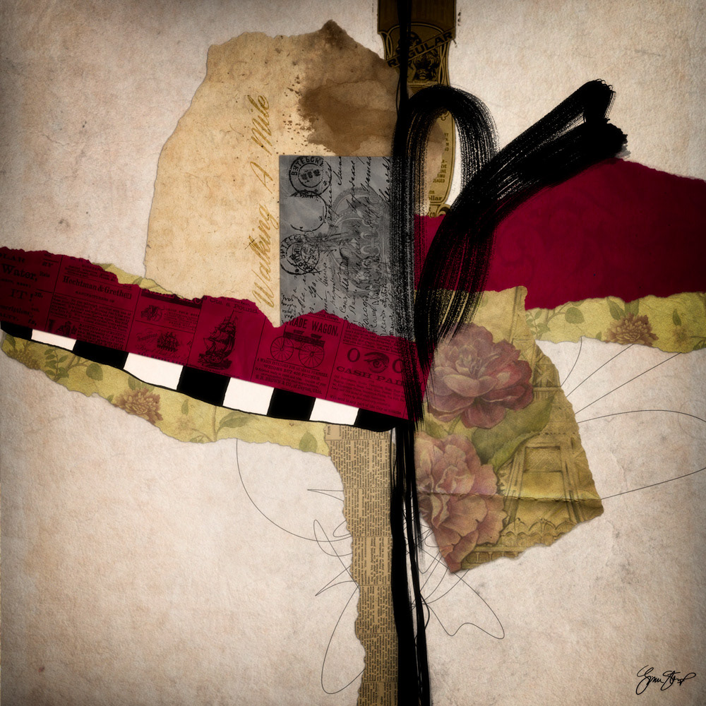 Mixed media art by Gina Startup