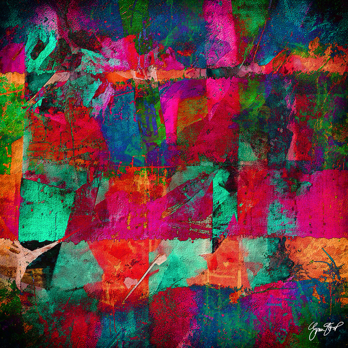 A Journey in Colorful Abstraction by Gina Startup 