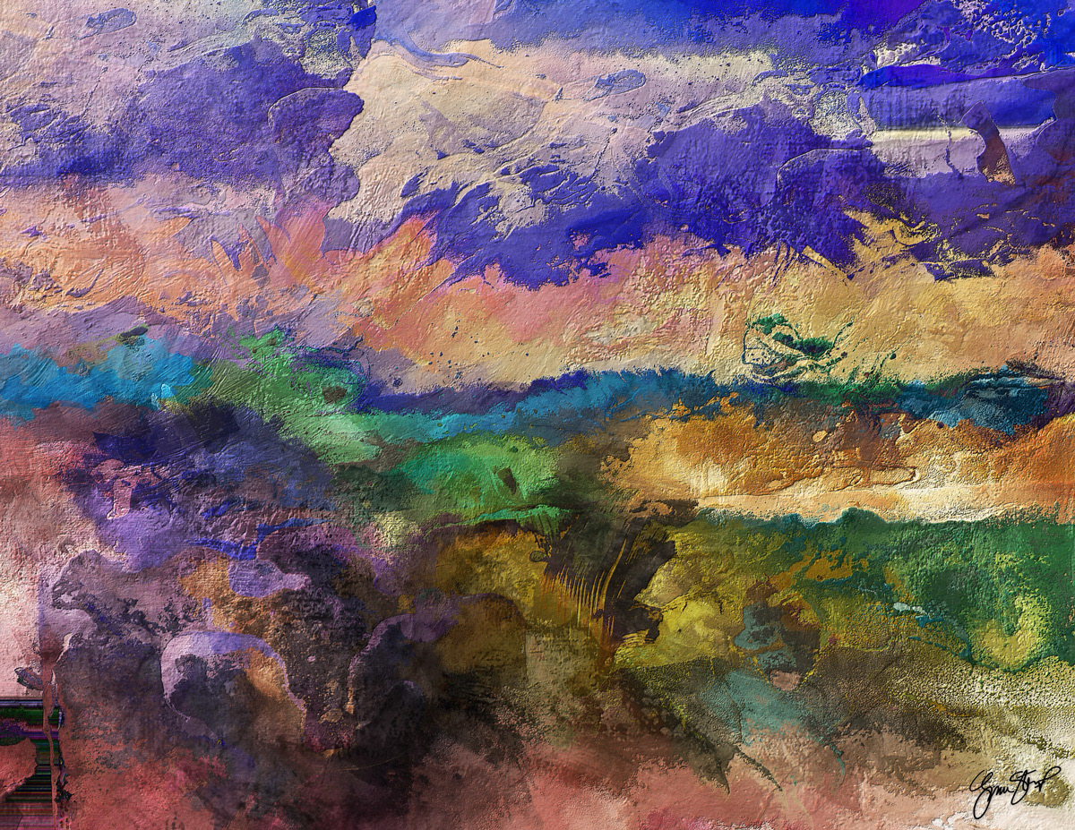 Multilayered Sunset by Gina Startup