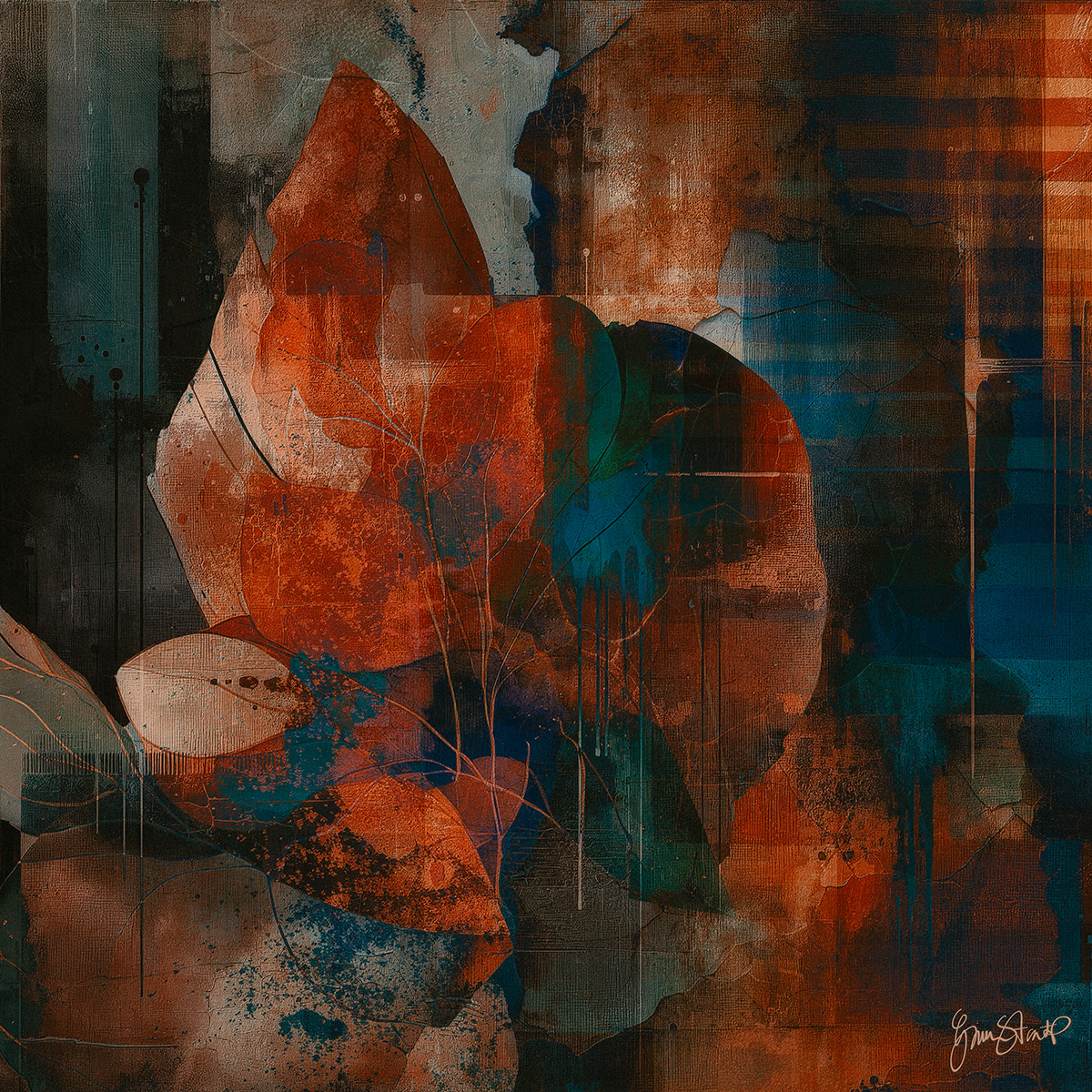 Orange Rock Cave by Gina Startup