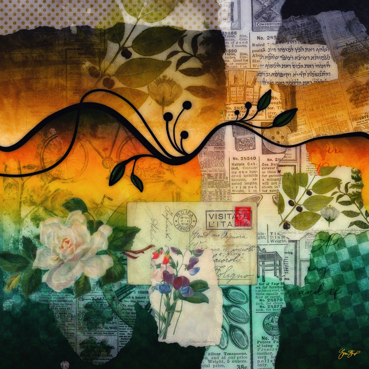 Summer Botanicals by Gina Startup 