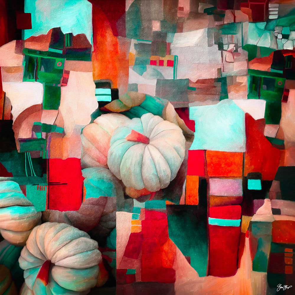 Mixed media Abstract art by Gina Startup