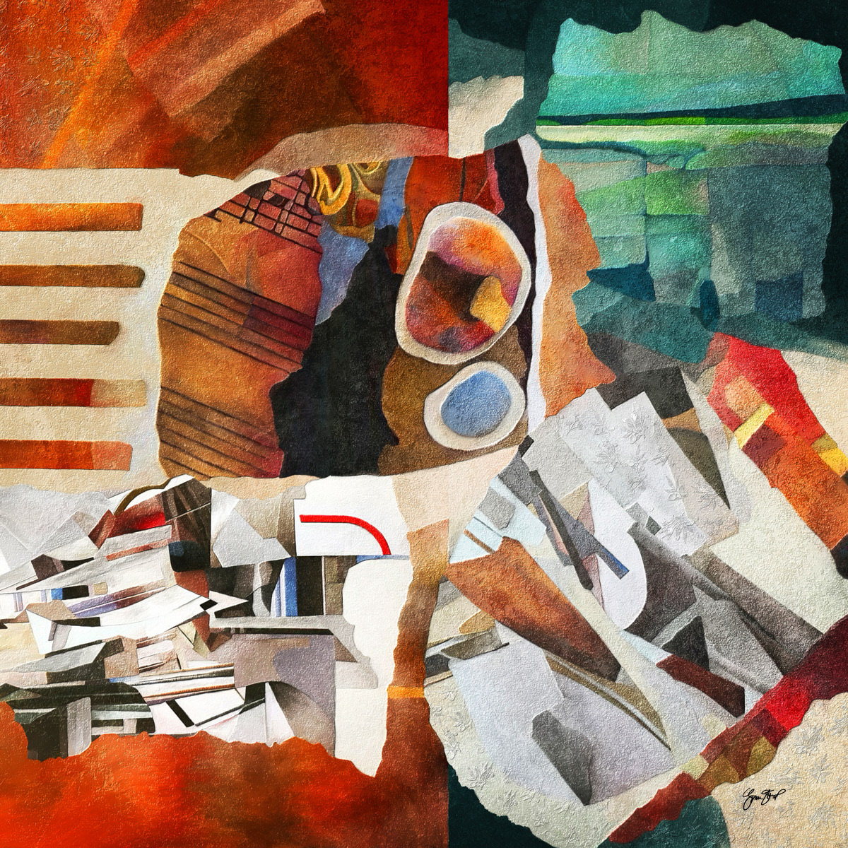 Abstract art by Gina Startup