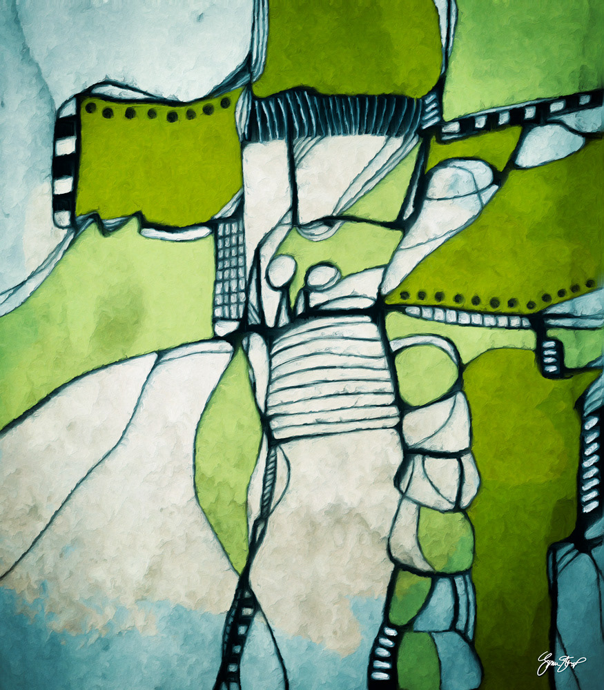 Abstract art by Gina Startup