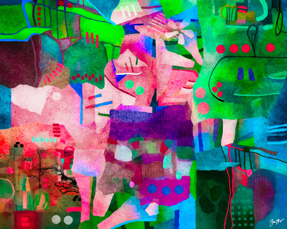 Abstract art by Gina Startup