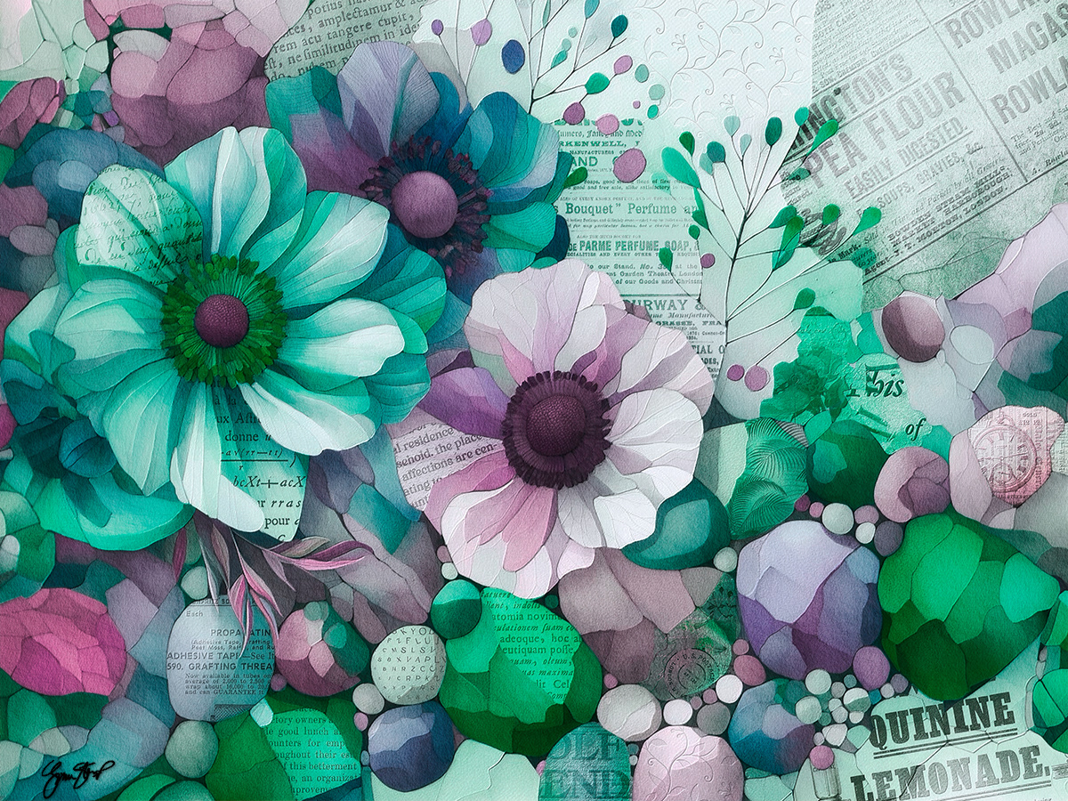Anemones Among Rocks