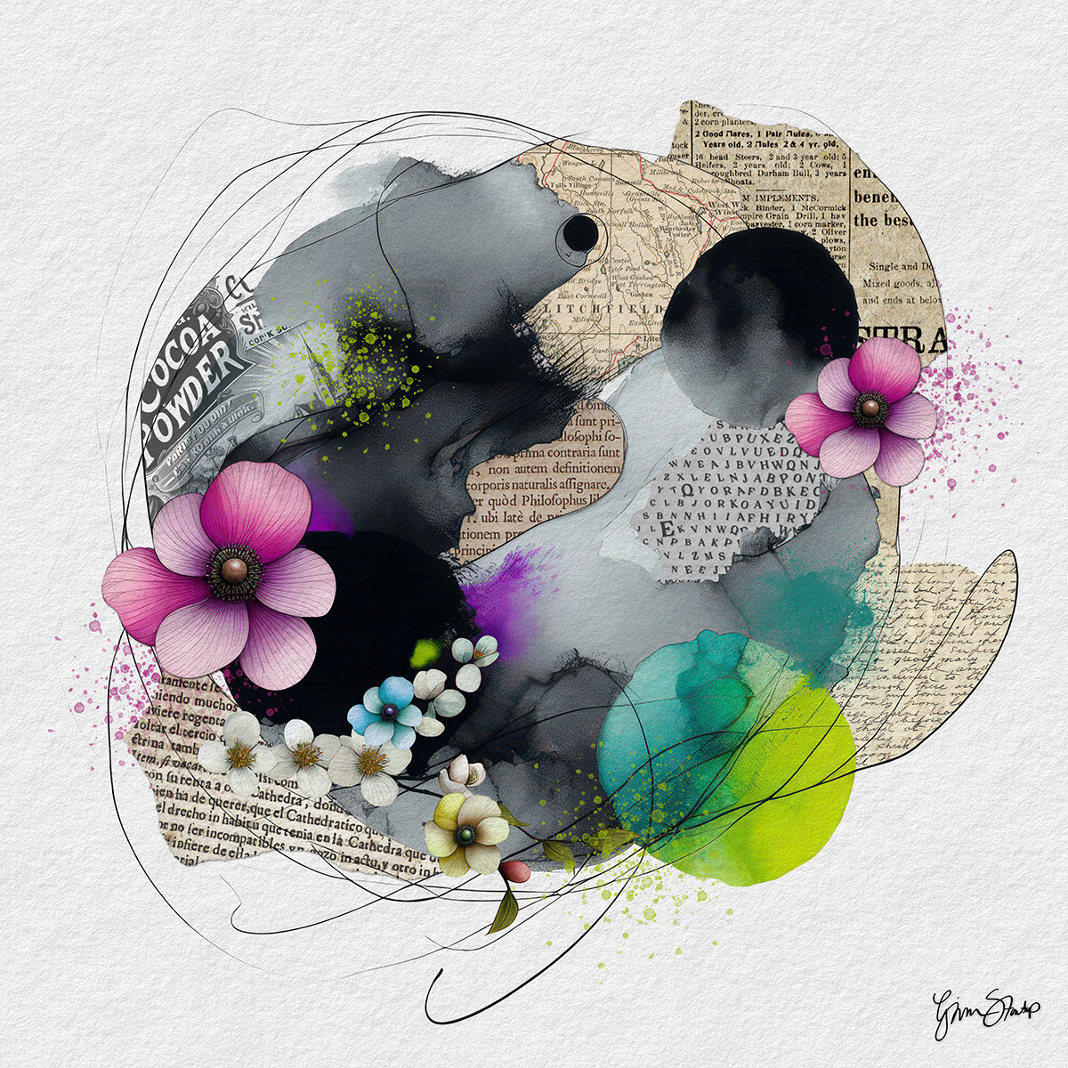 Waves of Fluid Thought by Gina Startup