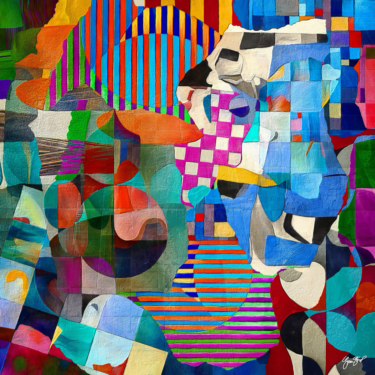 Lines of Abstract by Gina Startup