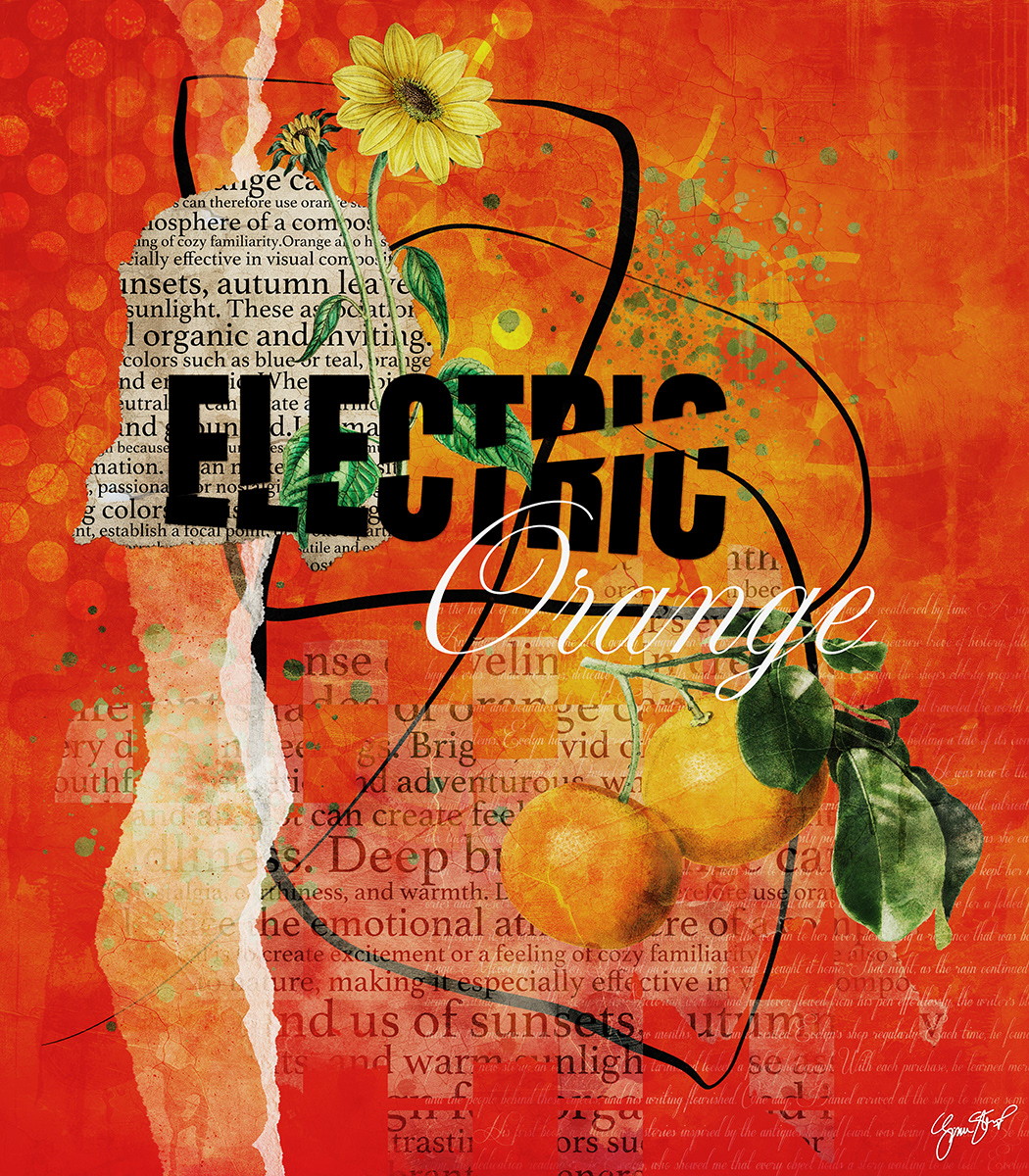 Electric Orange by Gina Startup 