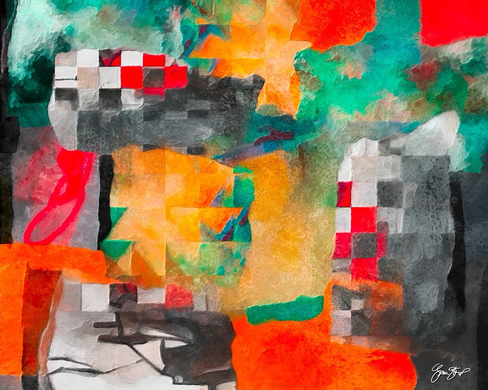 Abstract art by Gina Startup
