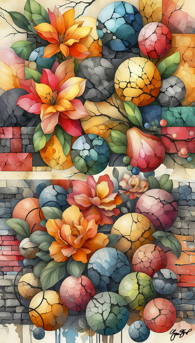 Floral Whirlwind