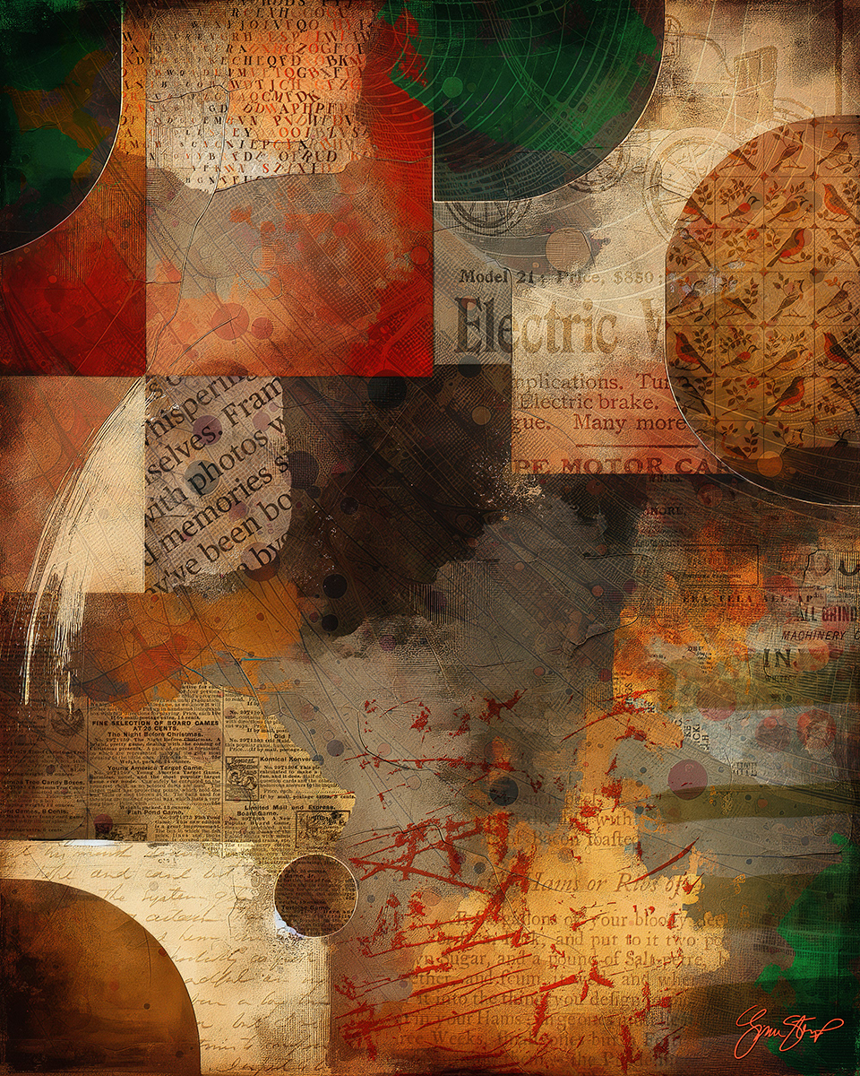 August in Golden Hue by Gina Startup 