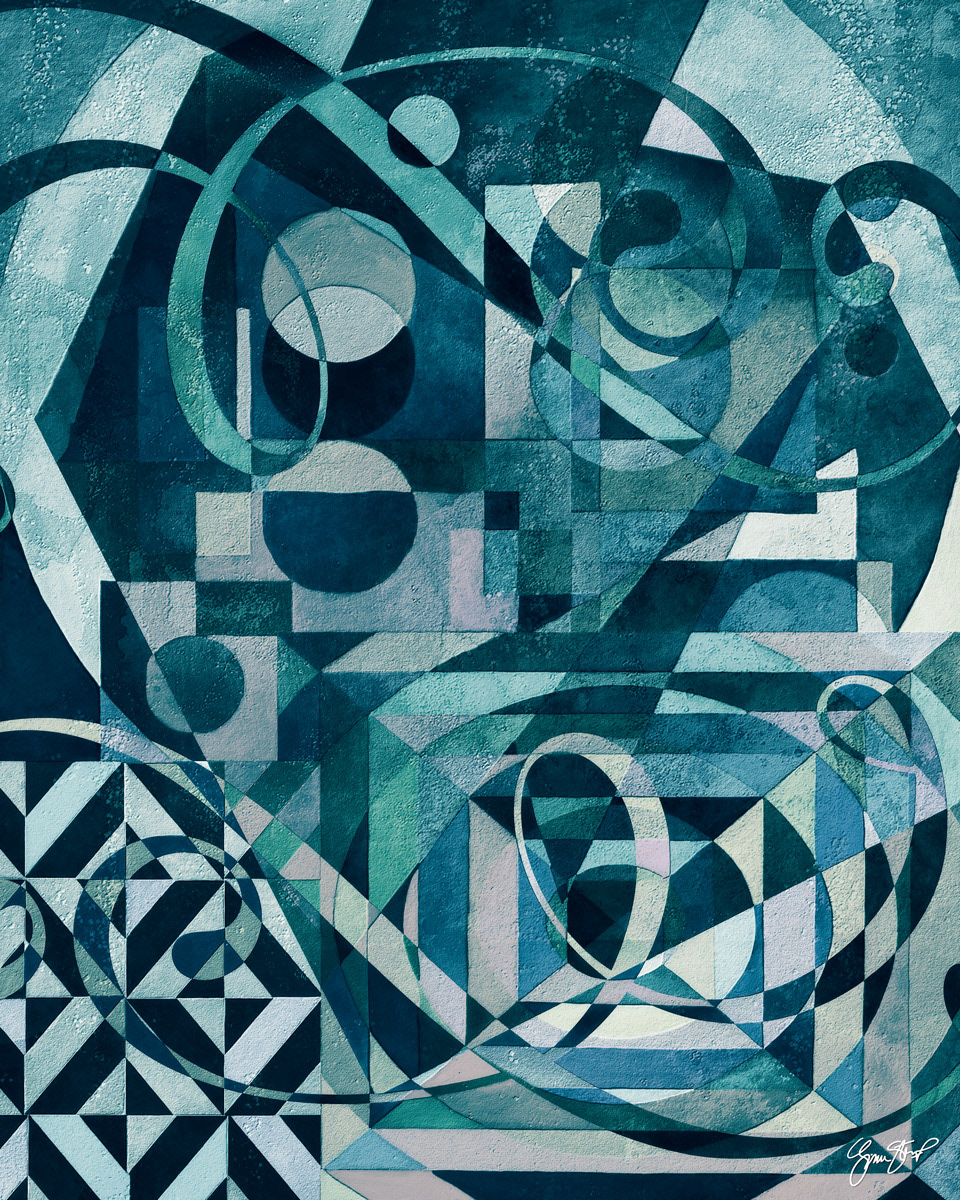 Thin Veil of Blue by Gina Startup