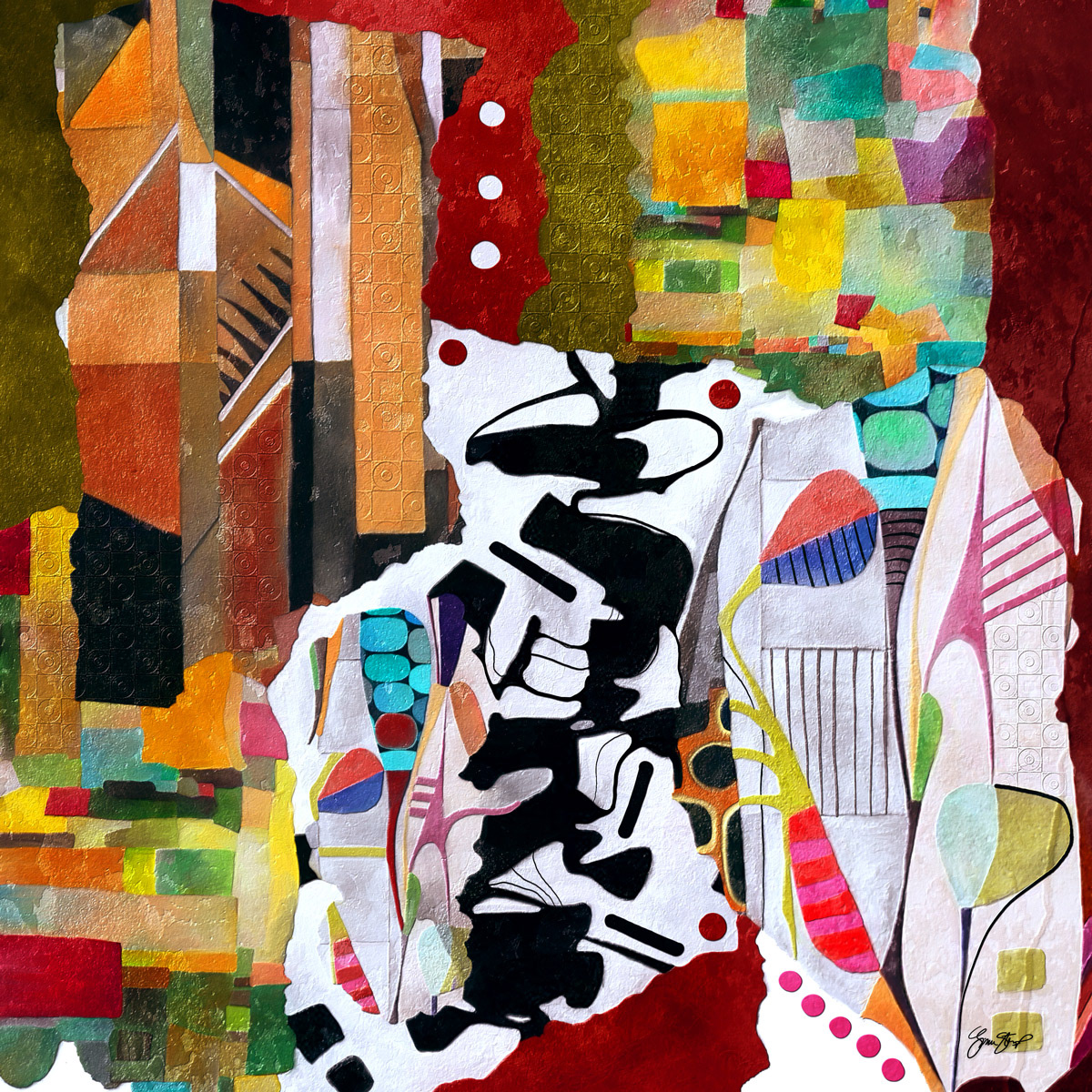 Abstract art by Gina Startup