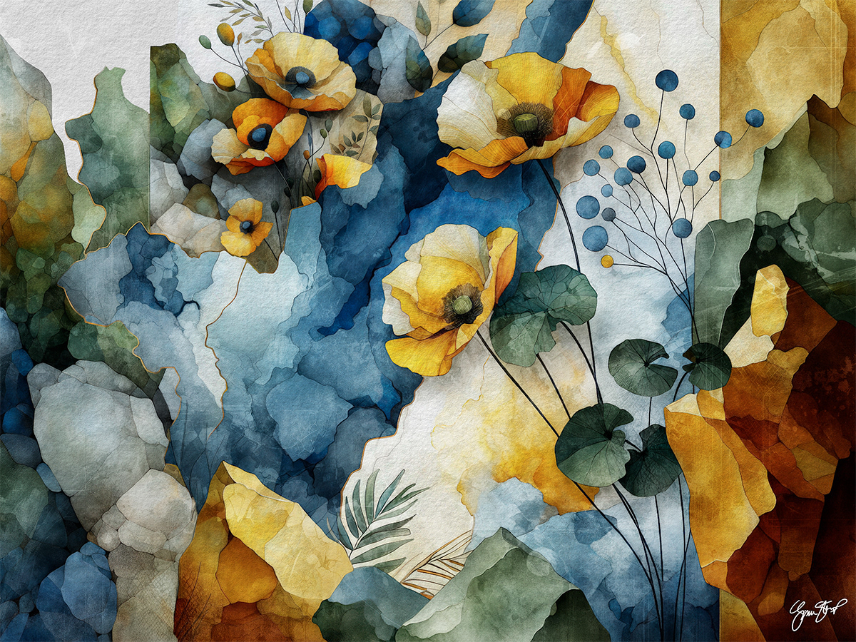 Blooming Through Time by Gina Startup 