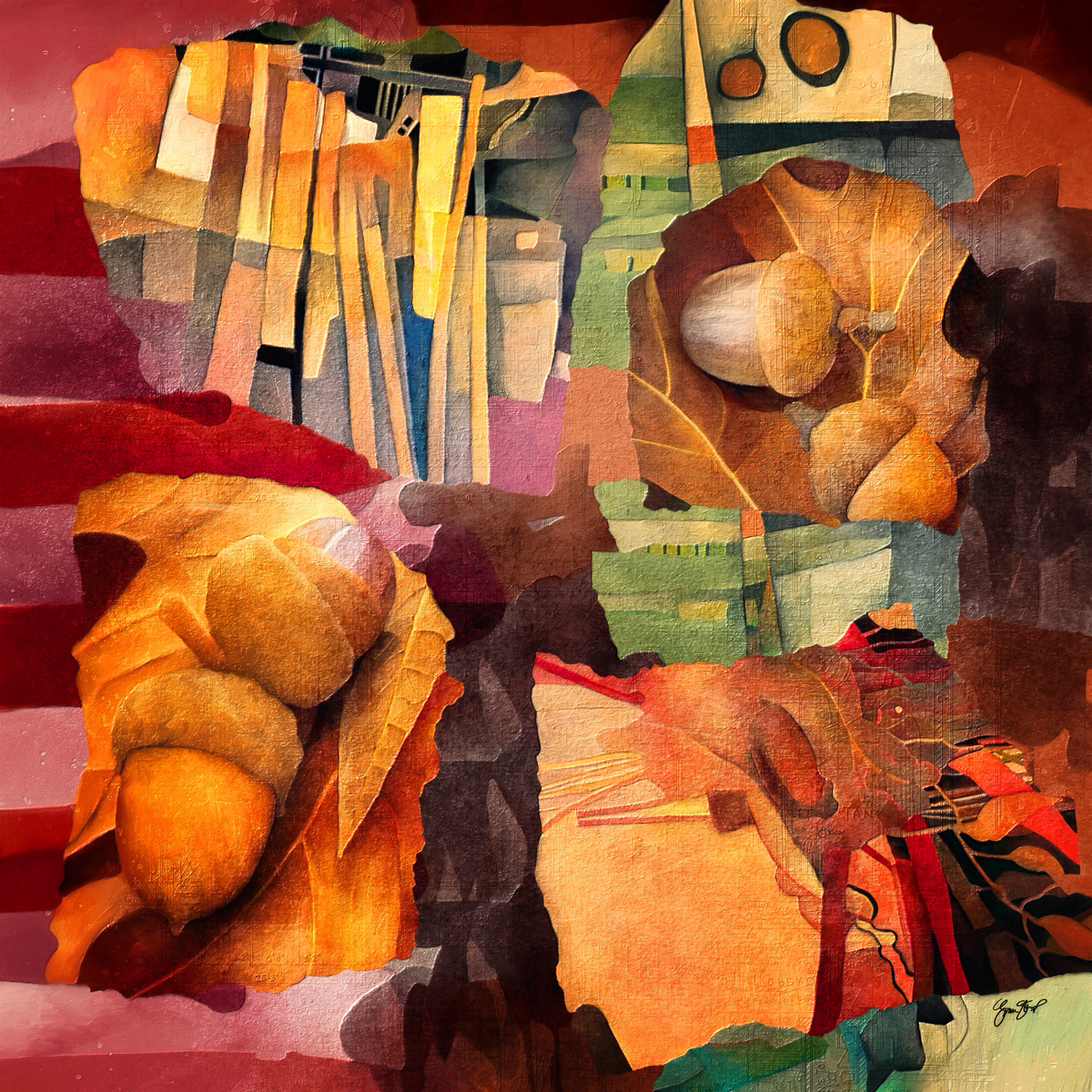 Abstract art by Gina Startup 