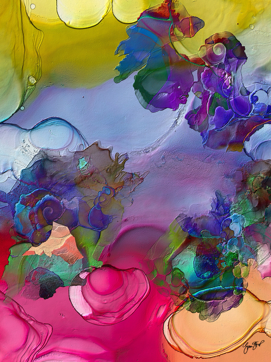 Watercolors in the Rain by Gina Startup