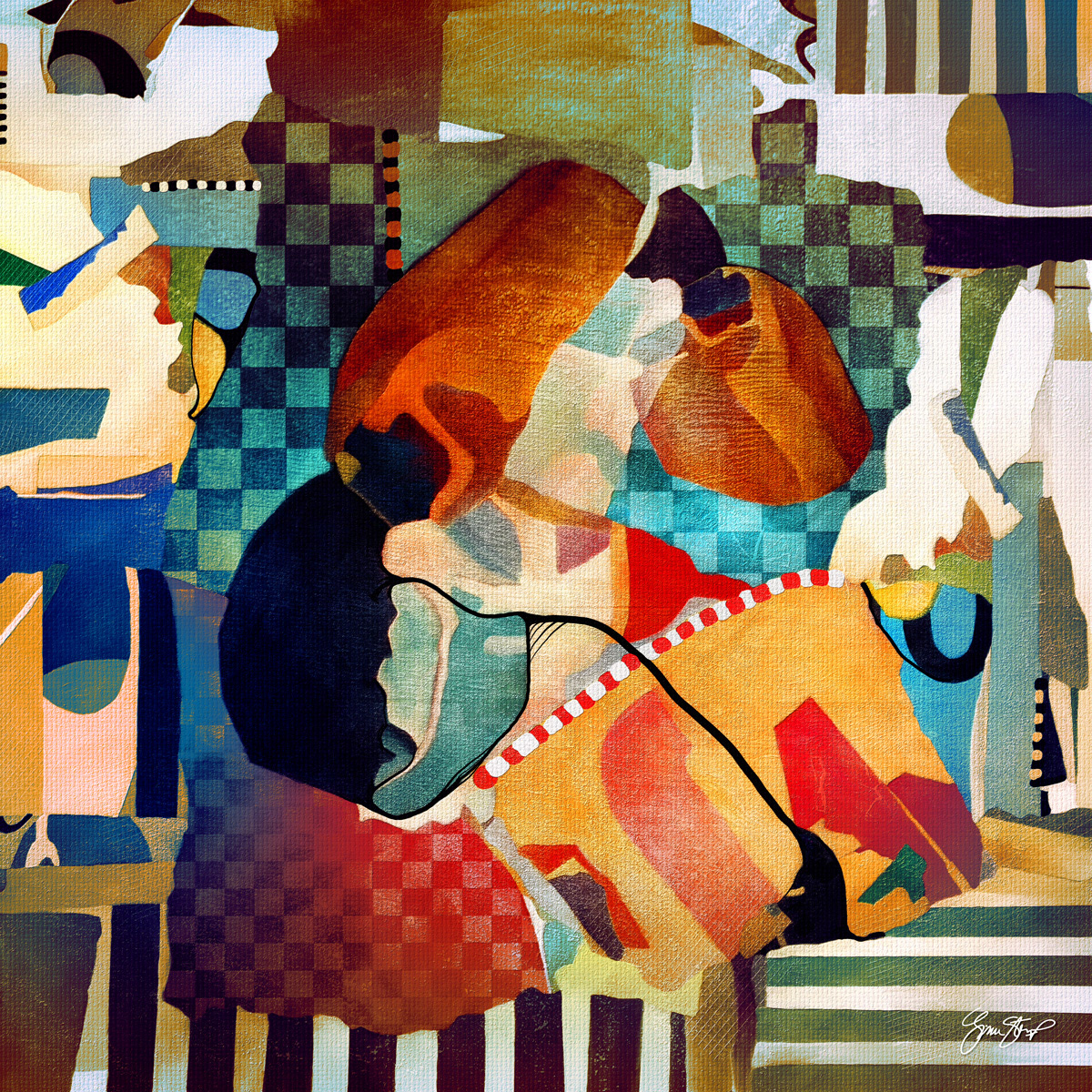 Abstract art by Gina Startup