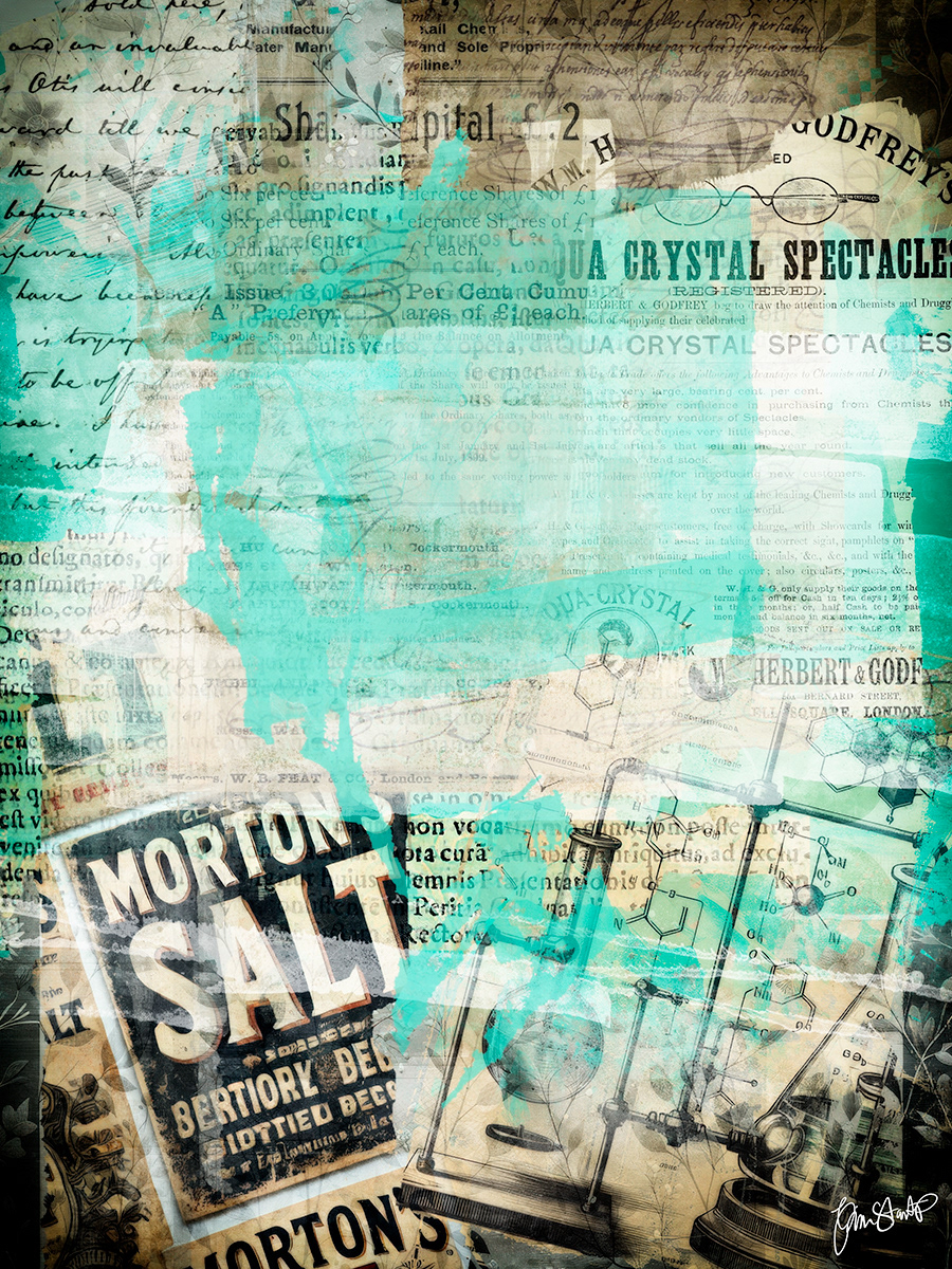 Salty Collage by Gina Startup 