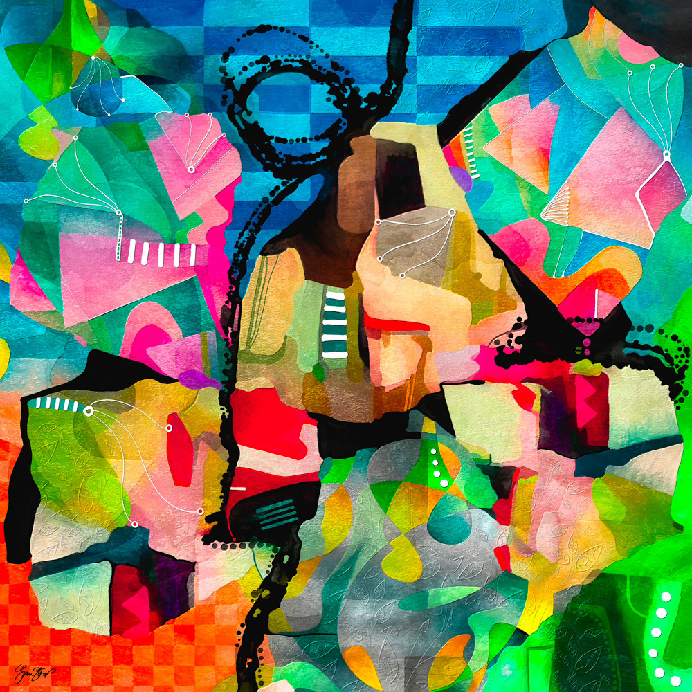 Abstract art by Gina Startup