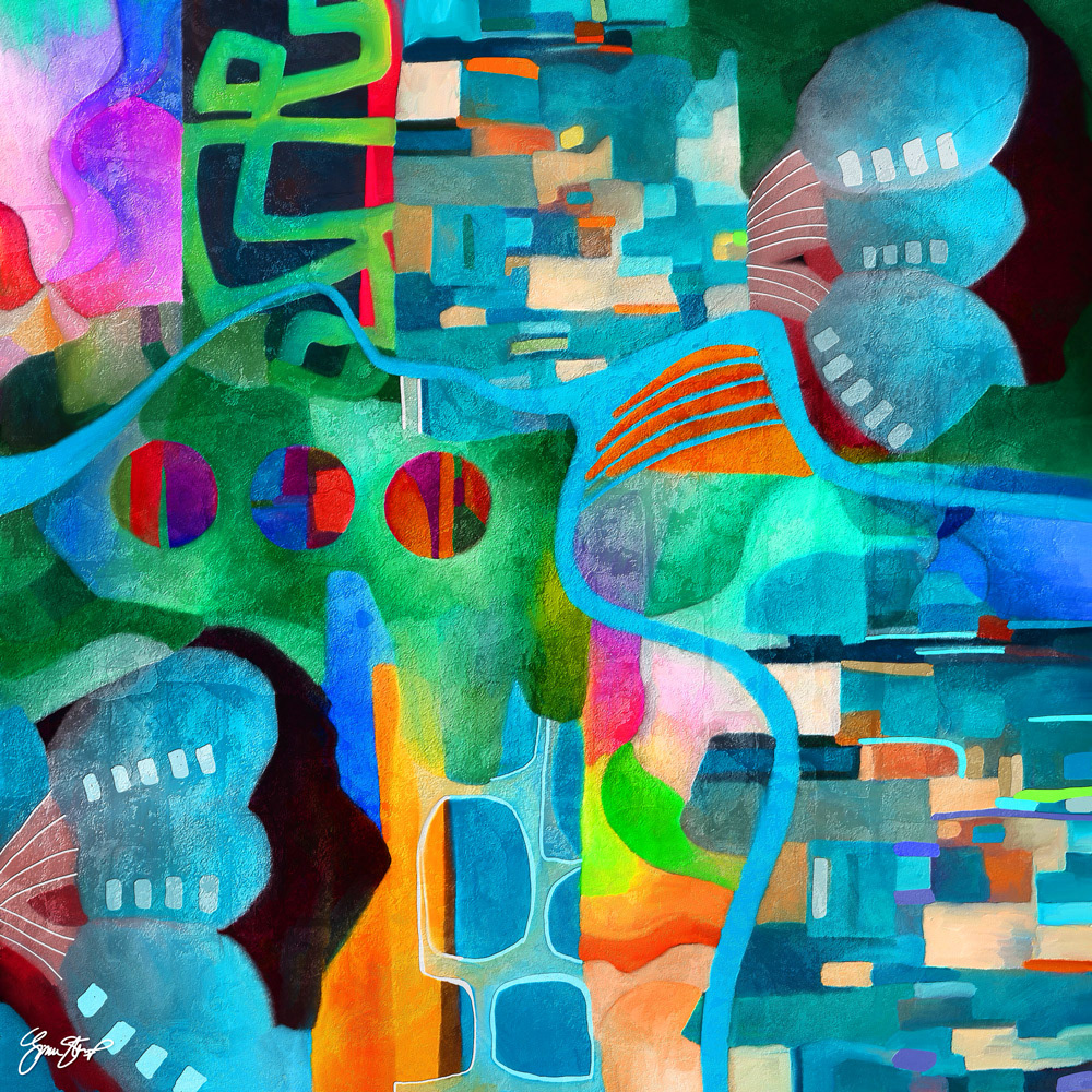 Abstract art by Gina Startup